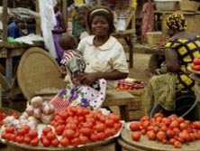 Westafrika: Ghana entdecken -  Marktfrau